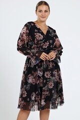 Kleit naistele F4028, must hind ja info | Kleidid | kaup24.ee