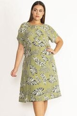 Платье с оливковым узором для женщин C735-ZA-44 цена и информация | Платья | kaup24.ee