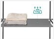 Tekstiilist riidekapp Leobert RYG094G02, hall цена и информация | Kapid | kaup24.ee