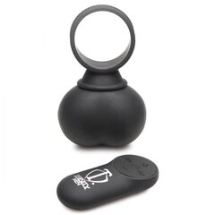 Вибрационные шарики Trinity Vibes XL, черные цена и информация | Эрекционные кольца, насадки на пенис | kaup24.ee