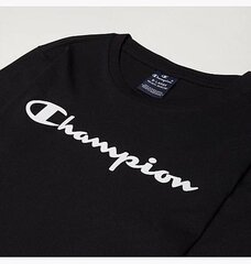 Детская футболка с длинным рукавом Champion 305367-KK003 черная 305367-KK003-XXL цена и информация | Свитеры, жилетки, пиджаки для девочек | kaup24.ee