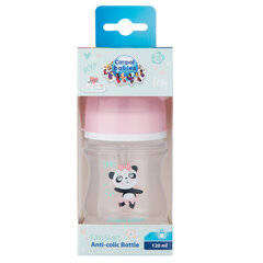 Lutipudel Canpol Babies EasyStart Exotic Animals Wide Bottle Anti-colic 120 ml hind ja info | Lutipudelid ja aksessuaarid | kaup24.ee