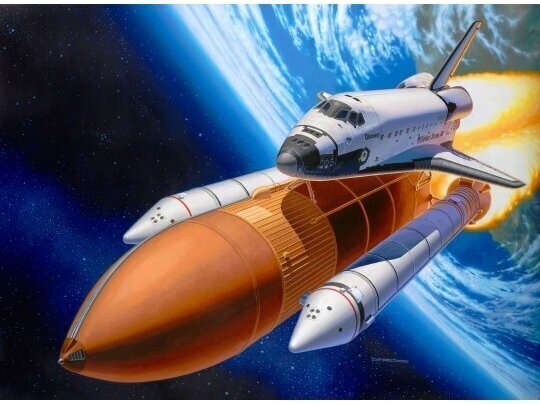 Mudel Revell Space Shuttle Discovery & Booster, 1/144, 04736 цена и информация | Klotsid ja konstruktorid | kaup24.ee