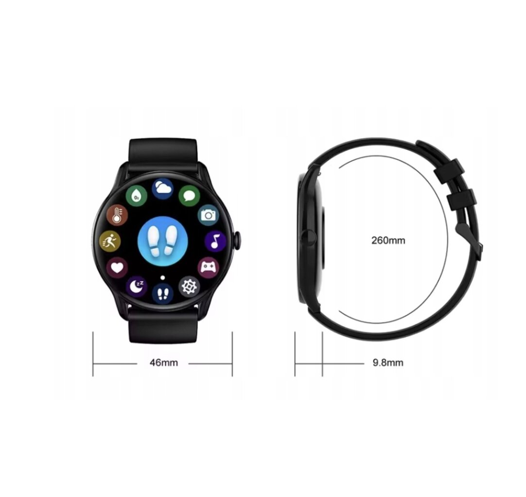 Stilo Elegance GT 21, black hind ja info | Nutikellad (smartwatch) | kaup24.ee