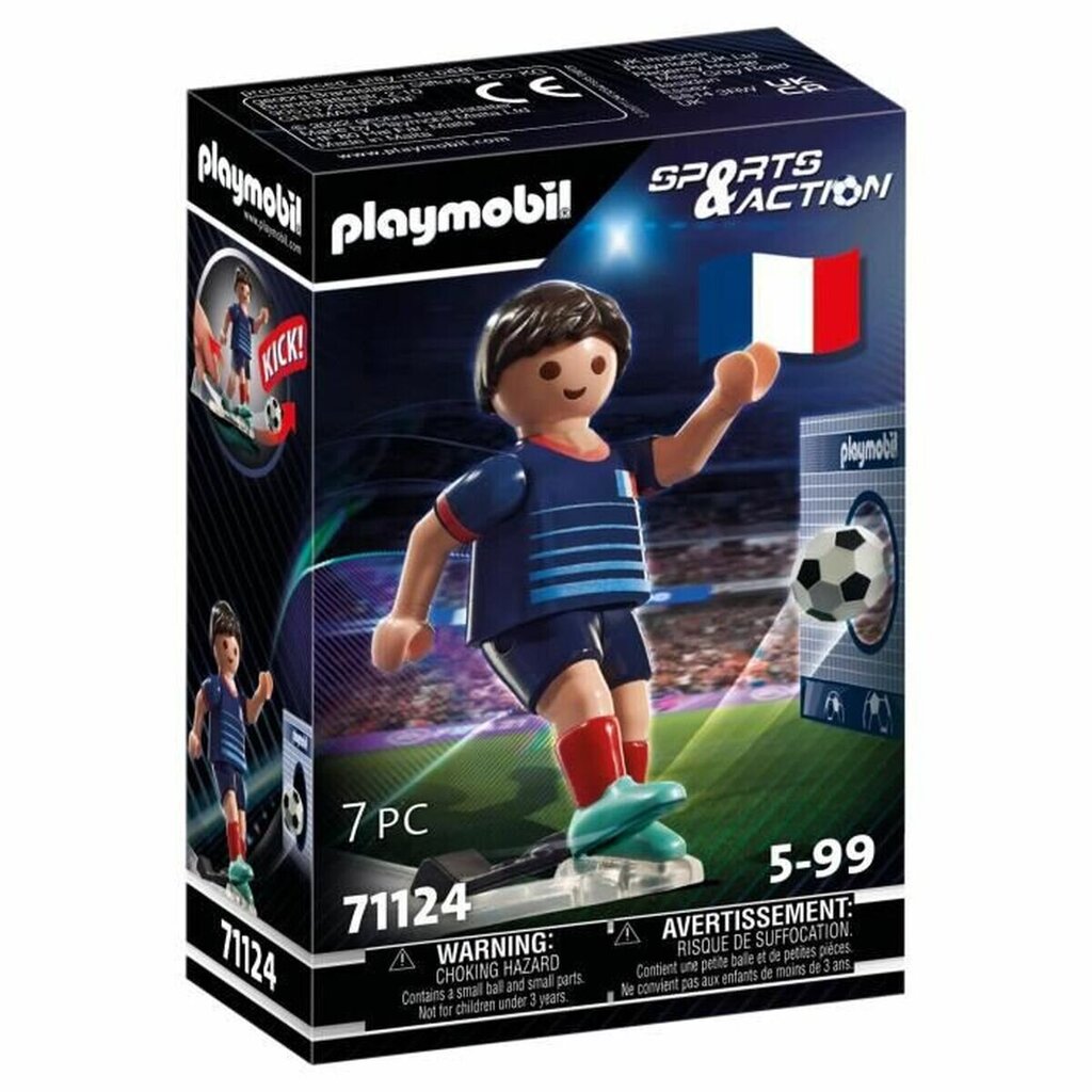 Figuur Playmobil 71124 Spordi- ja action-mängija Prantsusmaa 7el цена и информация | Klotsid ja konstruktorid | kaup24.ee