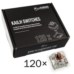 Glorious PC Gaming Race Kailh Speed Bronze switch’ile | Clicky, 120 tk hind ja info | Klaviatuurid | kaup24.ee