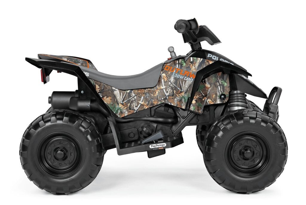 Peg Perego Polaris Outlaw Camo 12V/330W, Laste elektriline ATV. hind ja info | Laste elektriautod | kaup24.ee