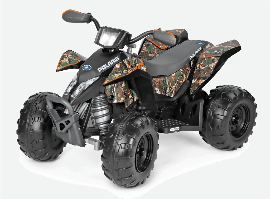 Peg Perego Polaris Outlaw Camo 12V/330W, Laste elektriline ATV. hind ja info | Laste elektriautod | kaup24.ee