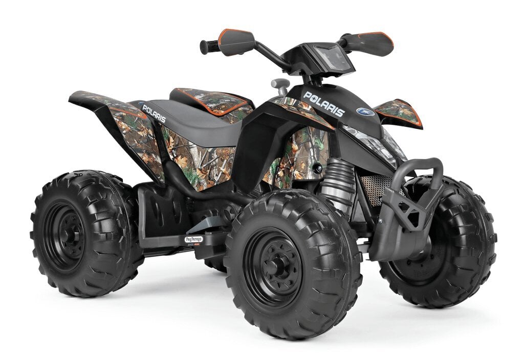 Peg Perego Polaris Outlaw Camo 12V/330W, Laste elektriline ATV. hind ja info | Laste elektriautod | kaup24.ee