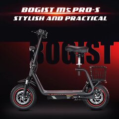 Elektriline roller Bogist M5 Pro-S, 12", must, 500W, 13Ah цена и информация | Электросамокаты | kaup24.ee