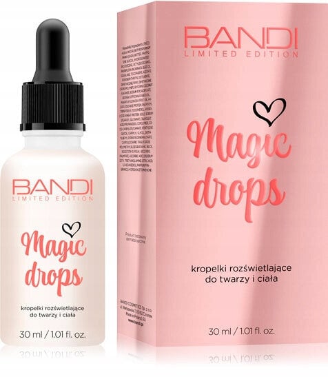 Bandi Magic Drops kirgastavad tilgad, 30 ml цена и информация | Näoõlid, seerumid | kaup24.ee