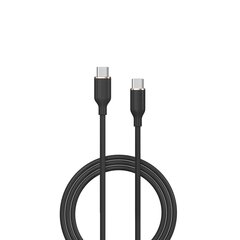 Devia cable Jelly USB-C - USB-C 1,2 m 60W black цена и информация | Кабели для телефонов | kaup24.ee