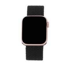 Elastic band S for Apple Watch 42|44|45 mm length 145 mm  black цена и информация | Аксессуары для смарт-часов и браслетов | kaup24.ee