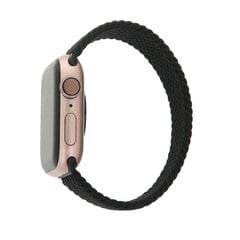 Elastic band S for Apple Watch 42|44|45 mm length 145 mm  black цена и информация | Аксессуары для смарт-часов и браслетов | kaup24.ee