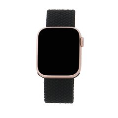 Elastic band L for Apple Watch 42|44|45 mm length 165 mm black цена и информация | Аксессуары для смарт-часов и браслетов | kaup24.ee