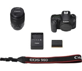 Canon EOS 90D цена и информация | Фотоаппараты | kaup24.ee