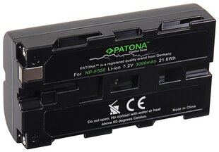 Аккумулятор для цифровой камеры, совместимый с SONY NP-F550 цена и информация | Аккумуляторы, батарейки | kaup24.ee
