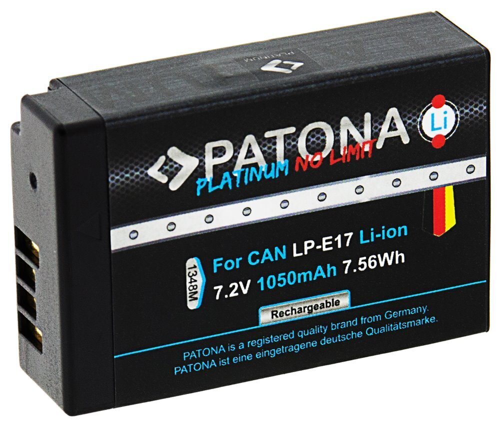 Patona Canon LP-E17 цена и информация | Akud, patareid fotoaparaatidele | kaup24.ee