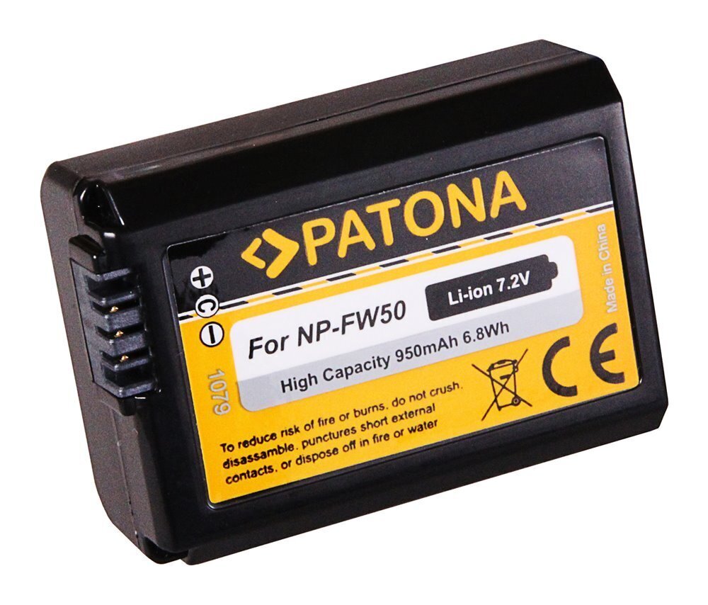 Patona Sony NP-FW50 hind ja info | Akud, patareid fotoaparaatidele | kaup24.ee