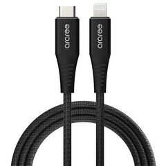 Araree kabel USB-C - Lightning MFI Fast Charging 1m czarny|black AR60-00739A цена и информация | Borofone 43757-uniw | kaup24.ee