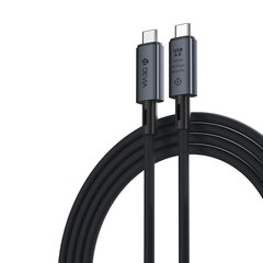 Devia cable Extreme PD USB-C - USB-C 4.0 1,0 m 240W black 8K 60Hz цена и информация | Кабели для телефонов | kaup24.ee