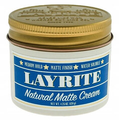 Juuksepomade Layrite Natural Matte Cream, 120g цена и информация | Средства для укладки волос | kaup24.ee