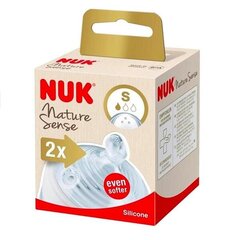 NUK knupis tējai Nature Sense SL 1S 2gab. цена и информация | Бутылочки и аксессуары | kaup24.ee