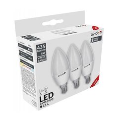 Avide LED pirnid 5W E14 3000K, 3 tk цена и информация | Лампочки | kaup24.ee