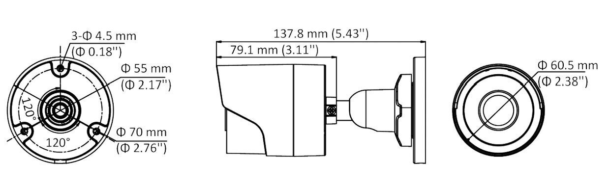 Kaamera Hikvision DS-2CE16D0T-IRF цена и информация | Valvekaamerad | kaup24.ee