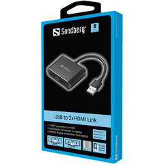 Sandberg 134-35 hind ja info | USB jagajad, adapterid | kaup24.ee