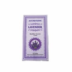 Viiruk Ayurvedic Lavendel Backflow, 10 tk цена и информация | Ароматы для дома | kaup24.ee