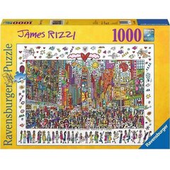 Ravensburger Puzzle James Rizzi-Times Square 1000p 19069 цена и информация | Пазлы | kaup24.ee