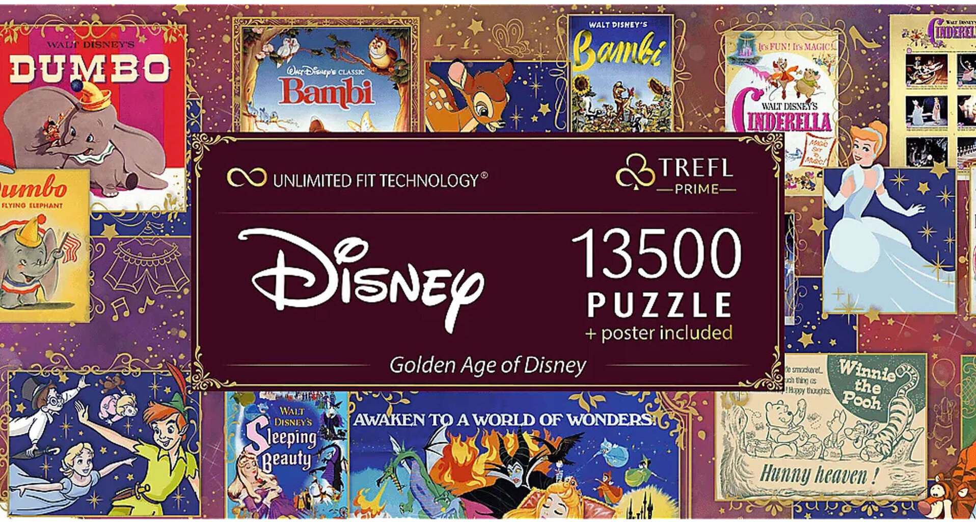 Pusle Trefl UFT Disney kuldajastu, 13500 tk hind ja info | Pusled | kaup24.ee