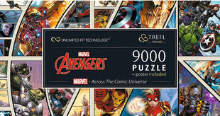 Pusle Trefl UFT Avengers Marvel Across the Comic Universe, 9000 tk цена и информация | Пазлы | kaup24.ee