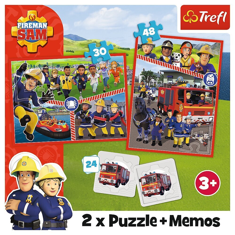 Pusled Trefl 2in1 Fireman Sam, 78 tk цена и информация | Pusled | kaup24.ee