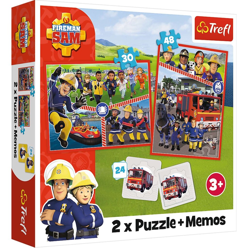 Pusled Trefl 2in1 Fireman Sam, 78 tk цена и информация | Pusled | kaup24.ee