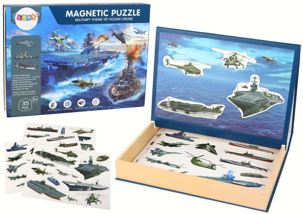 Magnetpusle laevadega Lean Toys hind ja info | Pusled | kaup24.ee