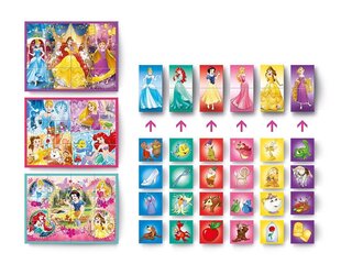 Pusle komplekt Clementoni Disney Princess, 12 tk hind ja info | Pusled | kaup24.ee
