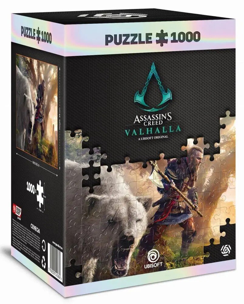 Pusle Good Loot Assassins Creed: Valhalla – Eivor ja jääkaru, 1000 tk цена и информация | Pusled | kaup24.ee