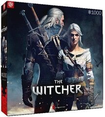 Pusle The Witcher: Geralt ja Ciri, 1000 tk цена и информация | Пазлы | kaup24.ee