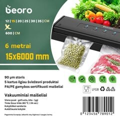Beoro 15x600 hind ja info | Vaakumpakendajad | kaup24.ee