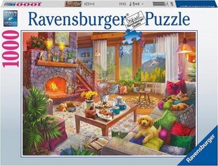 Pusle Cozy Cabin Ravensburger, 1000 tk hind ja info | Pusled | kaup24.ee