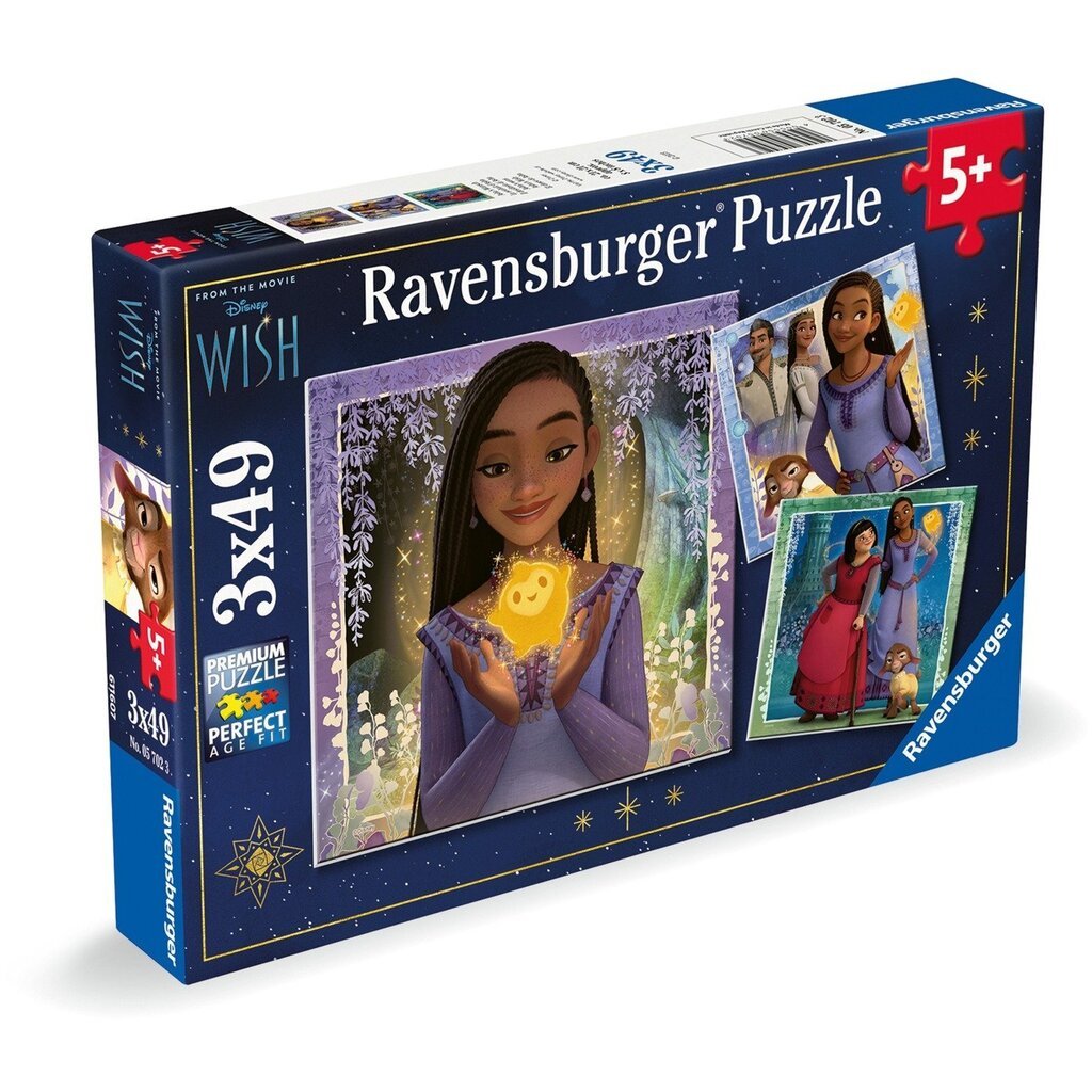 Pusle tüdrukuga Ravensburger Disney Wish, 147 tk hind ja info | Pusled | kaup24.ee