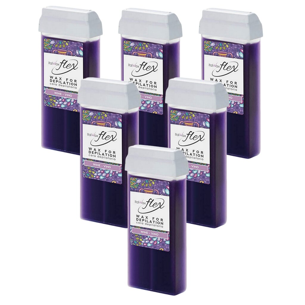 Vahapadrun ItalWax Flex Wine 6x100ml hind ja info | Depileerimisvahendid | kaup24.ee