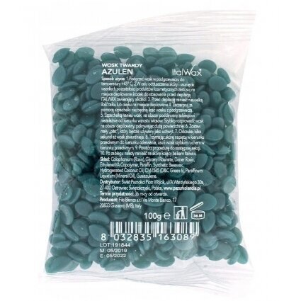 Kuum kilevaha ITALWAX AZULENE 100g hind ja info | Depileerimisvahendid | kaup24.ee