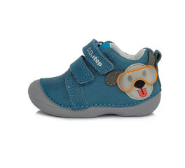 Демисезонные кожаные ботинки для мальчика D.D.Step S015-412A, синие цена и информация | Ботинки детские | kaup24.ee