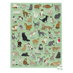 Pusle kassidega Cat Lover's Jigsaw, 1000 tk hind ja info | Pusled | kaup24.ee