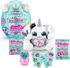 Pehme kutsikas Rainbocorns Puppycorn Bow Surprise Poodle 9269, mustvalge цена и информация | Мягкие игрушки | kaup24.ee