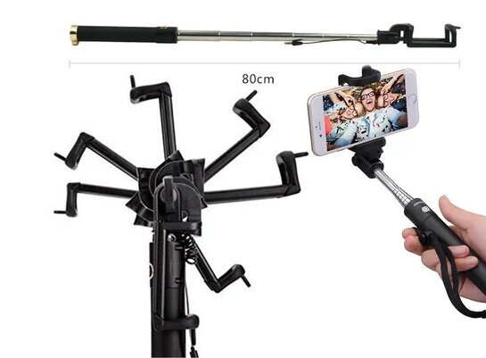 Selfie pulk Perf D80, 80 cm цена и информация | Selfie sticks | kaup24.ee