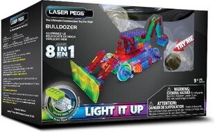 Konstruktor Laser Pegs 8in1 Buldooser LASE0007, 106 tk цена и информация | Конструкторы и кубики | kaup24.ee